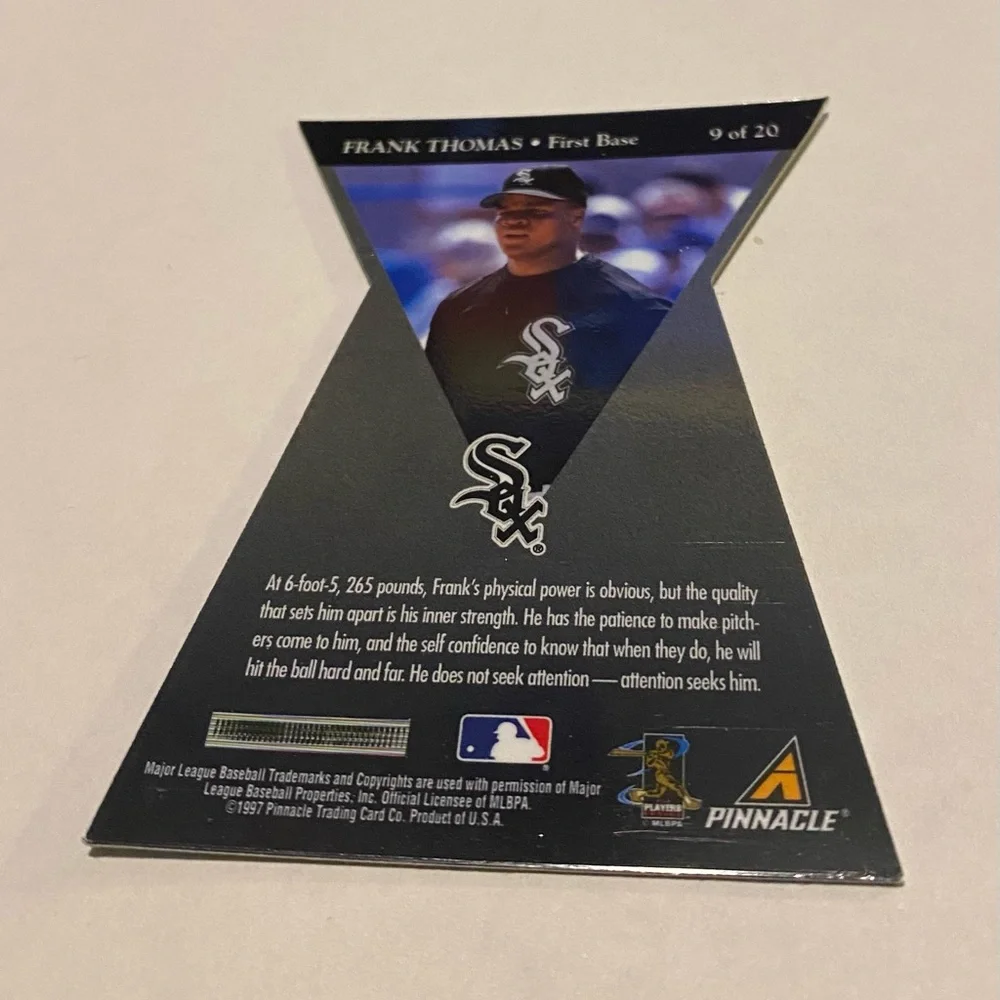 Frank Thomas Rare Insert!! 1997 Pinnacle Certified Lasting Impression Baseball